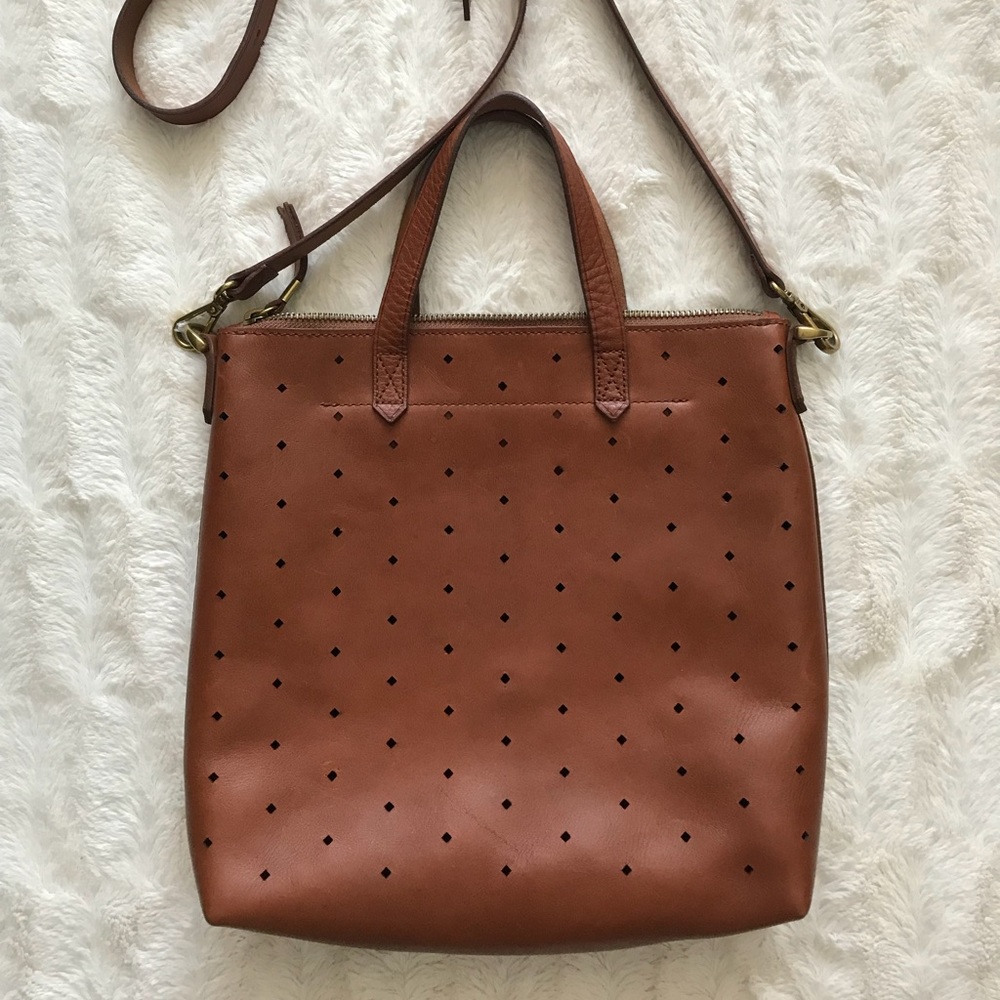 Madewell Transport Crossbody Bag in Geo Holepunch